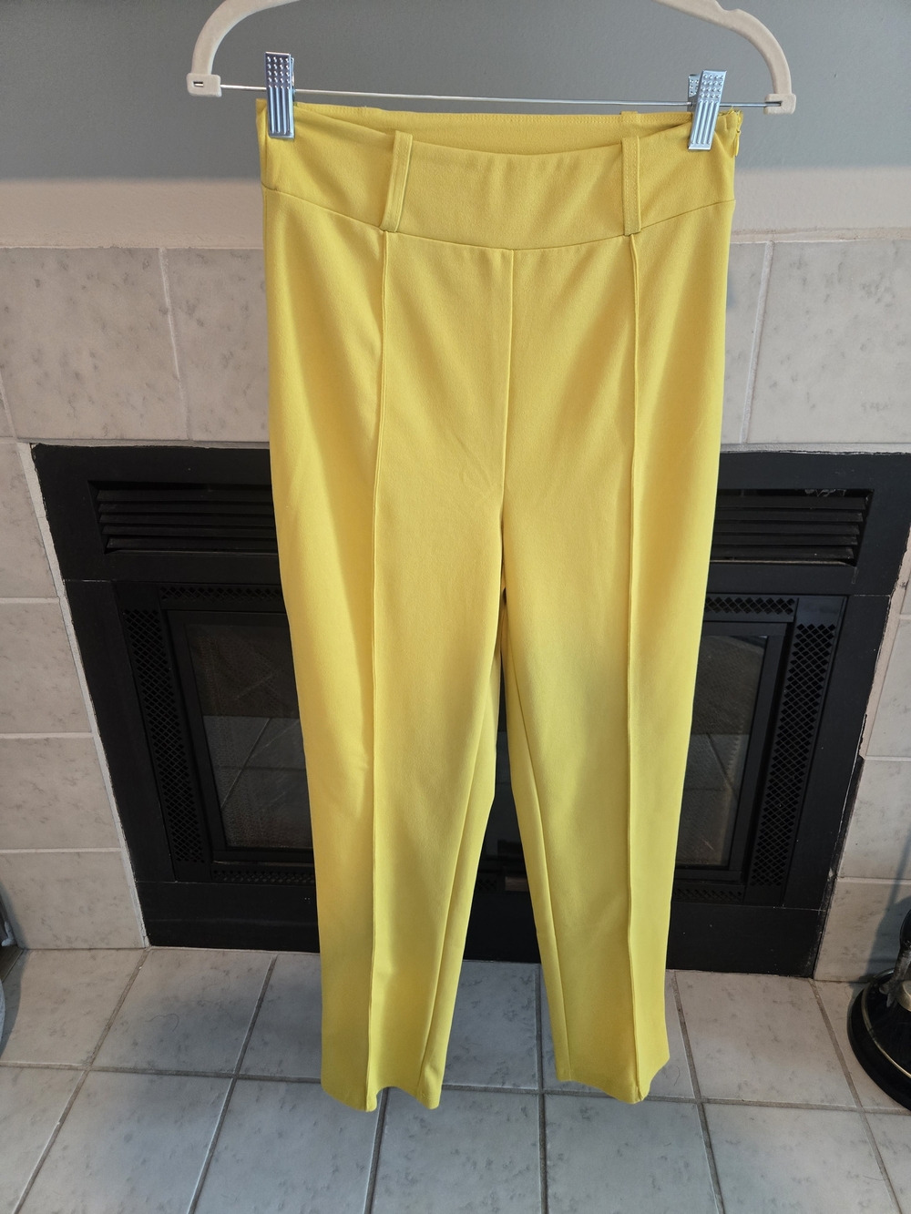 Magnolia Sunny Yellow Straight-Leg Pull-On Trousers